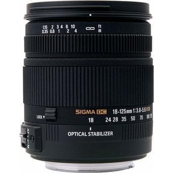 Objectif Sigma 18-125mm f/3.8-5.6