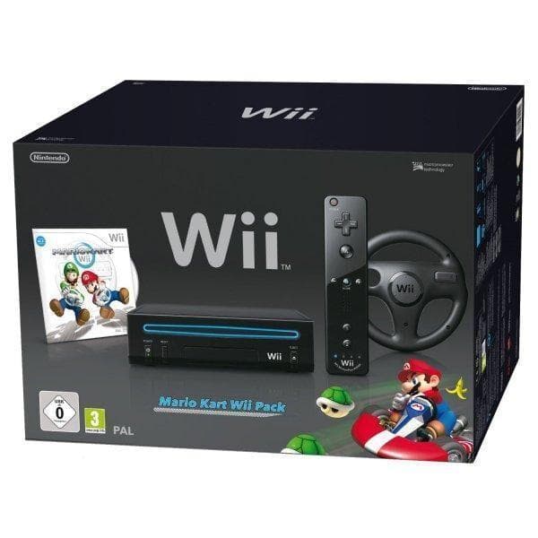 Connsole Nintendo Wii - Noir + Edition Mario kart
