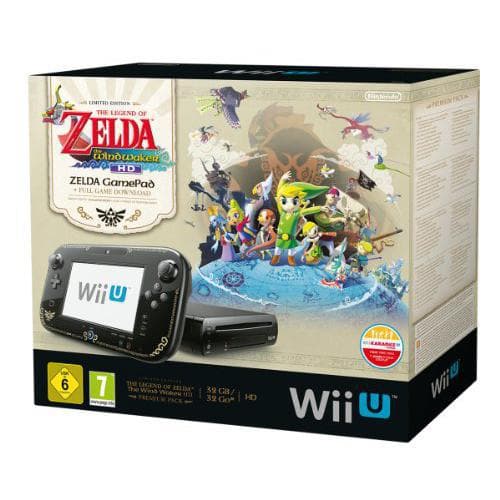 Wii U Premium 32Go - Noir/Or - Edition limitée The Legend of Zelda : The Wind Waker + The Legend of Zelda : The Wind Waker