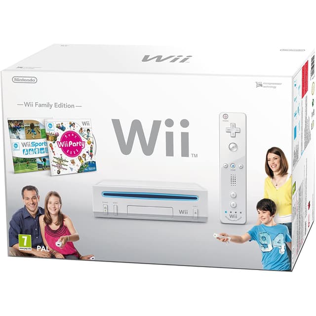 Console Nintendo Wii + Pack just dance- Blanc