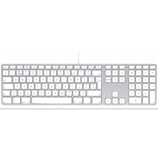 Apple Keyboard (2007) avec pavé numérique - Aluminium - QWERTY - Anglais (UK)