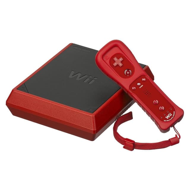 Console Wii Mini + Manette - Rouge + Wiisports