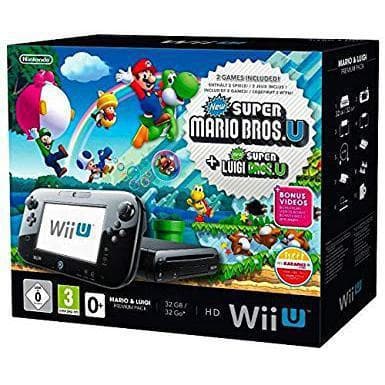 Wii U Premium 32Go - Noir New Super Mario Bros. U + New Super Luigi