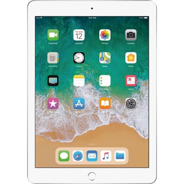 iPad 9,7" 5e génération (2017) 128 Go - WiFi - Argent - Sans Port Sim
