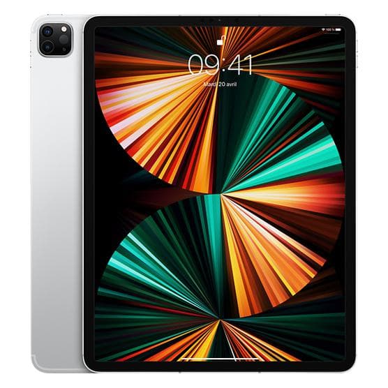 iPad Pro 12,9" 4e génération (2020) 1000 Go - WiFi + 4G - Argent - Débloqué