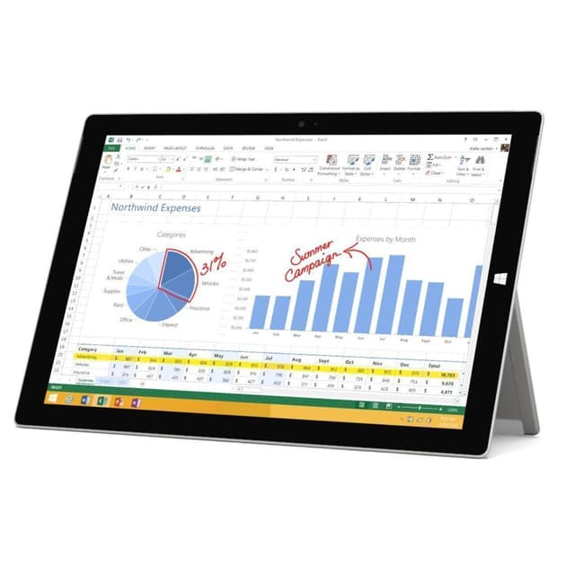 Microsoft Surface Pro 3 12" Core i3 1,5 GHz - SSD 64 Go - 4 Go