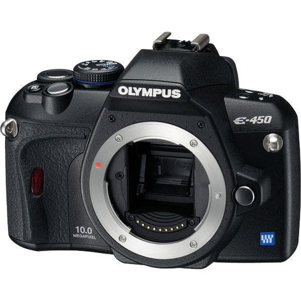 Hybride Olympus E450 + Objectif Olympus 14-42mm f/3,5 - 5,6 - Noir