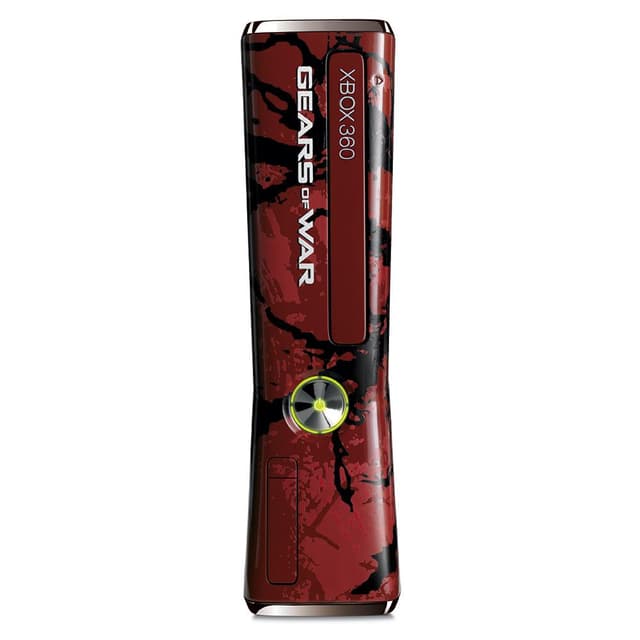Microsoft Xbox 360 Slim 320 Go Edition Limité Gears of War + 1 manette - Rouge/Noir
