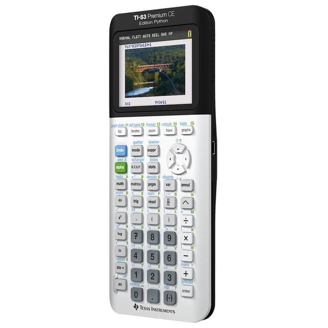 Calculatrice Texas Instruments TI-83 Premium CE edition pyhon
