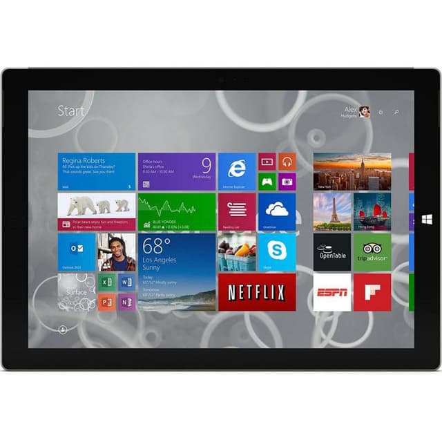 Microsoft Surface 3 10" Atom X7 1,6 GHz - SSD 128 Go - 4 Go Sans Clavier