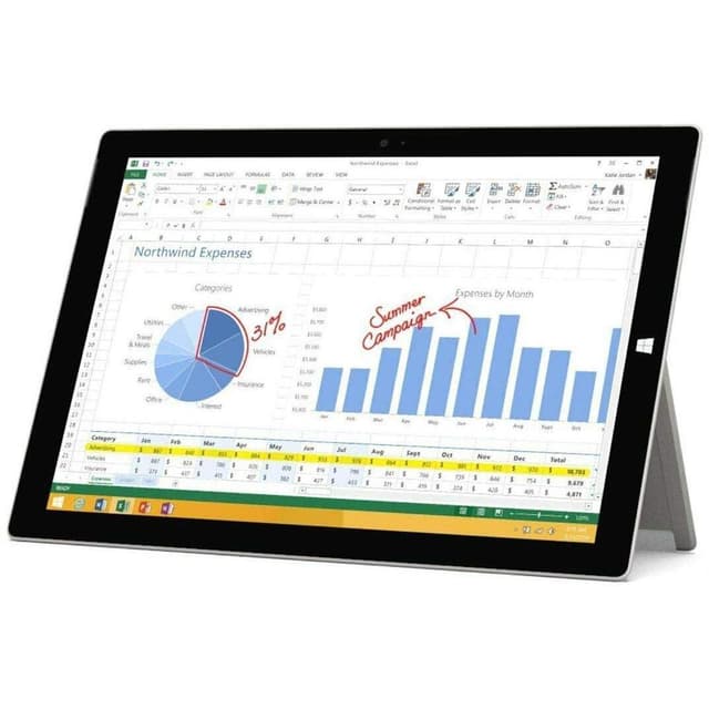 Microsoft Surface Pro 3 12" Core i5 1,9 GHz - SSD 256 Go - 8 Go
