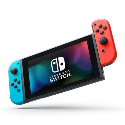 Console Nintendo SWITCH + Manettes - Rouge et Bleu