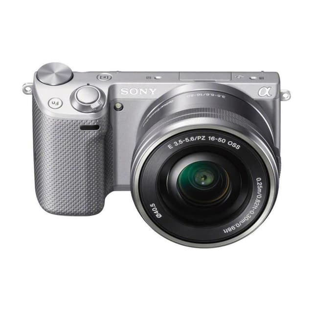 Hybride Sony Nex-5T - Gris + Objectif 16-50 mm OSS E f/3.5-5.6/PZ