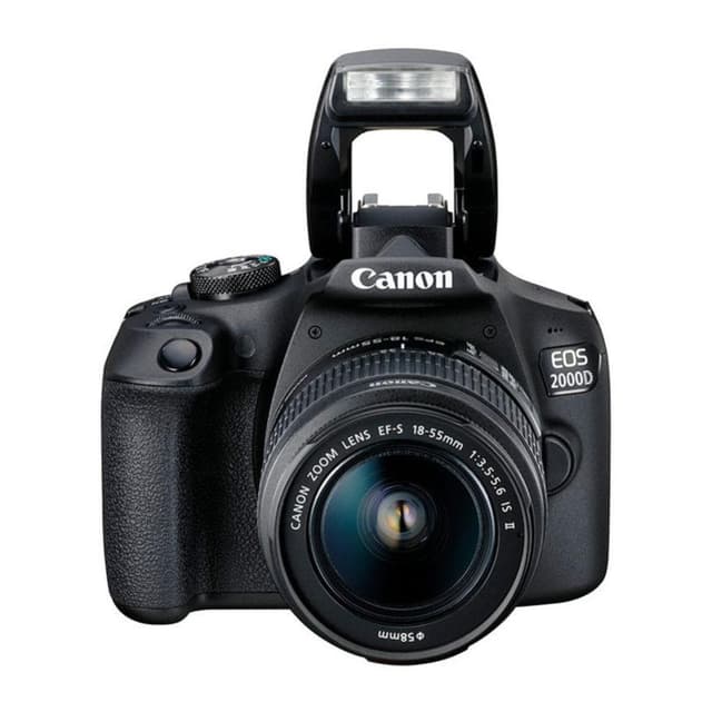 Reflex - Canon EOS 2000D Noir Canon Zoom Lens EF-S 18-55mm f/3.5-5.6 IS II
