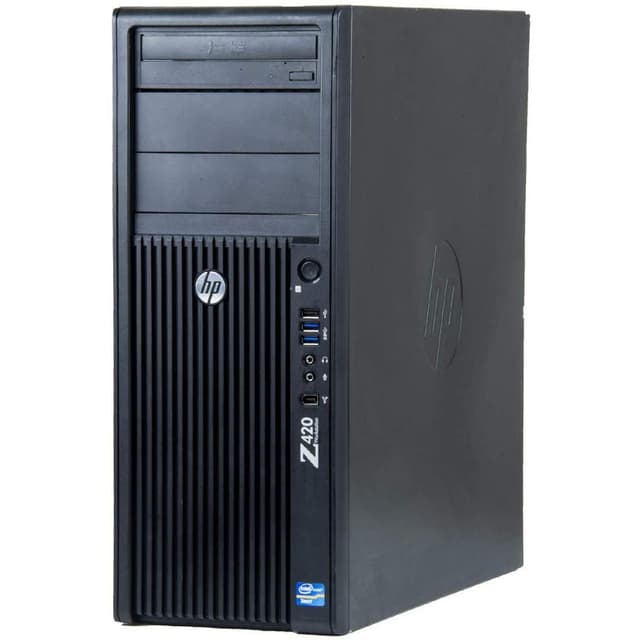 HP Z420 Workstation Xeon E5 3 GHz - HDD 500 Go RAM 4 Go