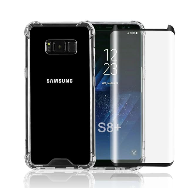 Coque et écran de protection Samsung Galaxy S8 Plus - Plastique recyclé - Transparente