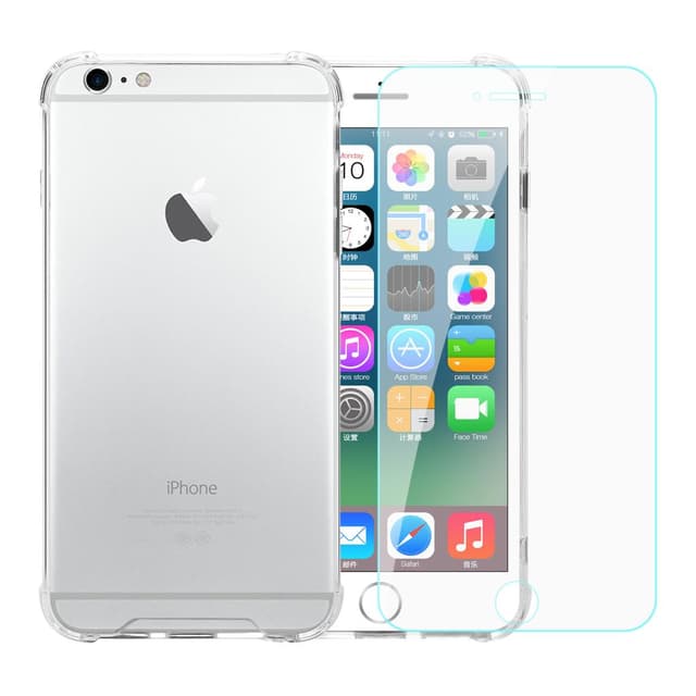 Coque et écran de protection iPhone 6 Plus/6S Plus - Plastique recyclé - Transparente