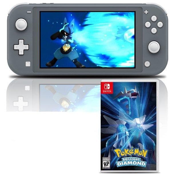 Nintendo Switch Lite 32Go - Gris Pokémon Brilliant Diamond