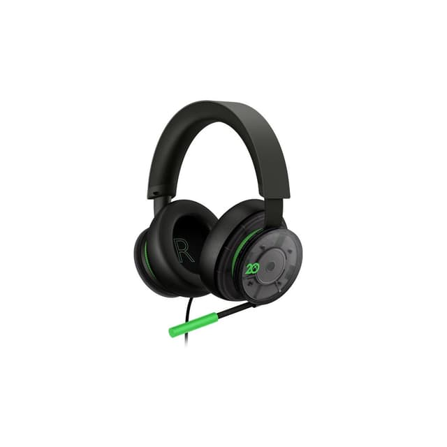 Casque réducteur de bruit gaming filaire avec micro Microsoft Xbox Series édition spéciale 20E Anniversaire - Noir