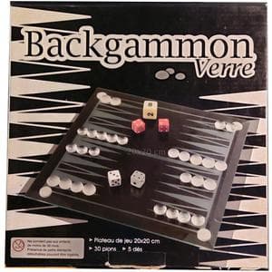 Backgammon en verre - CMP