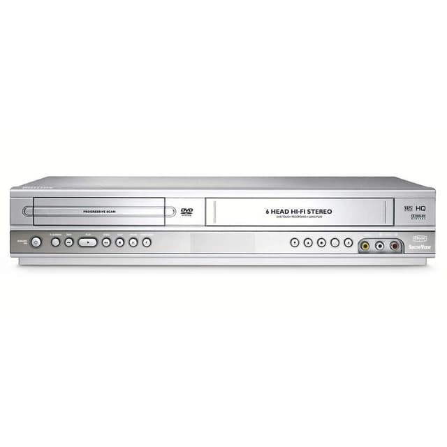 Philips DVP3100V Magnétoscope + Enregistreur VHS + Lecteur DVD - VHS - 6 têtes - Stéréo