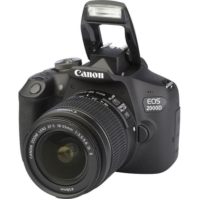 Reflex - Canon EOS 2000D Noir Canon EF-S 18-55mm f/3.5-5.6 IS STM