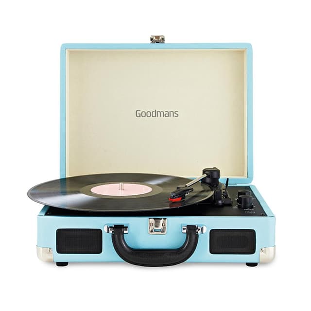 Platine Vinyle Goodmans Retro Bluetooth BLEU - 33/45/78