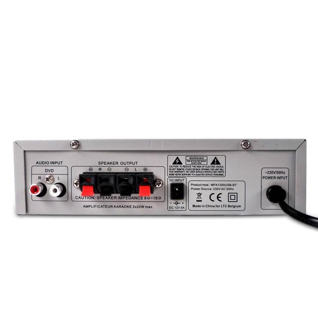 Micro-chaines Ltc Audio Surround Silver 100W Bluetooth